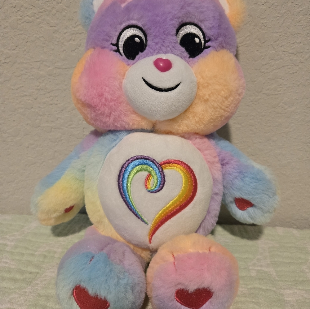 Care Bear 2021 Togetherness plush stuffed toy. 14 inches.
